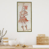 回転木馬の衣装デザイン, c.1662 ポスター (キッチン)