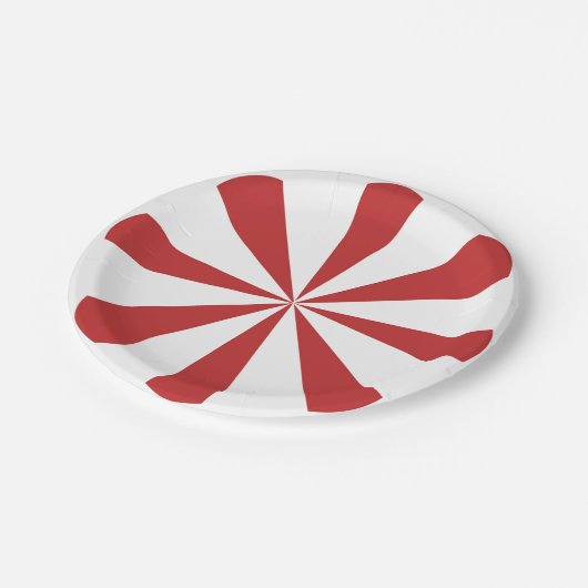 回転木馬の誕生日 ペーパープレート (アングル)