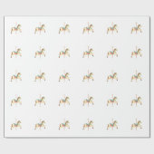 回転木馬の馬 ラッピングペーパー (フラット)