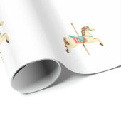 回転木馬の馬 ラッピングペーパー (ロールコーナー)