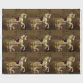 回転木馬の馬 ラッピングペーパー (フラット)