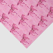 回転木馬の馬-明るい赤紫色のピンク 薄葉紙 (詳細)