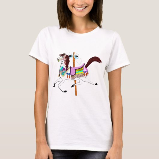 回転木馬の馬 Tシャツ (正面)