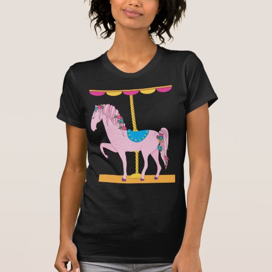 回転木馬の馬 Tシャツ (正面)