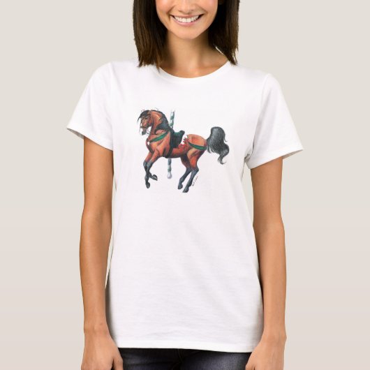 回転木馬の馬 Tシャツ (正面)