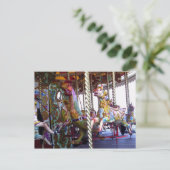 回転木馬はがき ポストカード (スタンド正面)