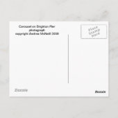 回転木馬はがき ポストカード (裏面)