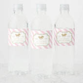 回転木馬をテーマにしたウォーターボトルラベル ペットボトルラベル (ボトル)