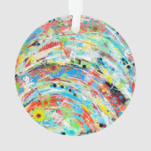 回転木馬アクリルオーナメント オーナメント (裏面)