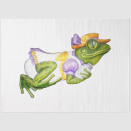 回転木馬アニマルカエル写真ティッシュペーパー 薄葉紙