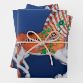 回転木馬アニマルクアガゼブラフォトラッピング紙 ラッピングペーパーシート (インサイチュ)