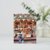 回転木馬インモンマルトル ポストカード (スタンド正面)