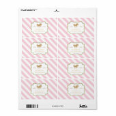 回転木馬ウォーターボトルラベル ラベル (フルシート)