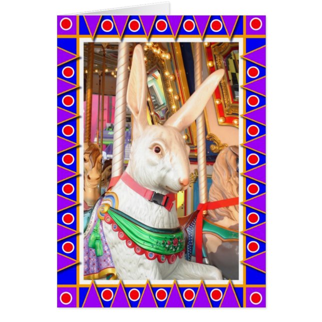 回転木馬ウサギ (正面)