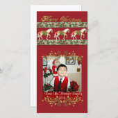 回転木馬ウズクリスマスフォトカード シーズンカード (正面/裏面)