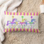 回転木馬ウズピンク ランバークッション (ブランケット)