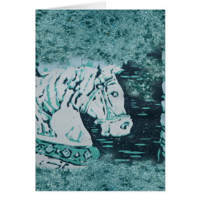 回転木馬ウマアクアマリン (正面)