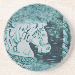 回転木馬ウマアクアマリン コースター