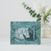 回転木馬ウマアクアマリン ポストカード (スタンド正面)