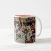 回転木馬ウマプリントコーヒーマグ ツートーンマグカップ (正面右)