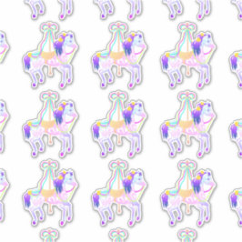 回転木馬ウマ（シート）コンターシール シール