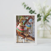 回転木馬ウマ ポストカード (スタンド正面)