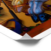 回転木馬ウマ – SRF ポスター (角)