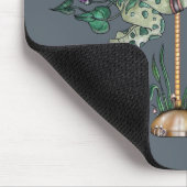 回転木馬カエル マウスパッド (コーナー)