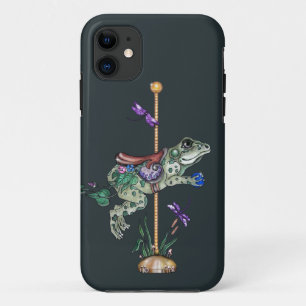 回転木馬カエル iPhone 11 ケース