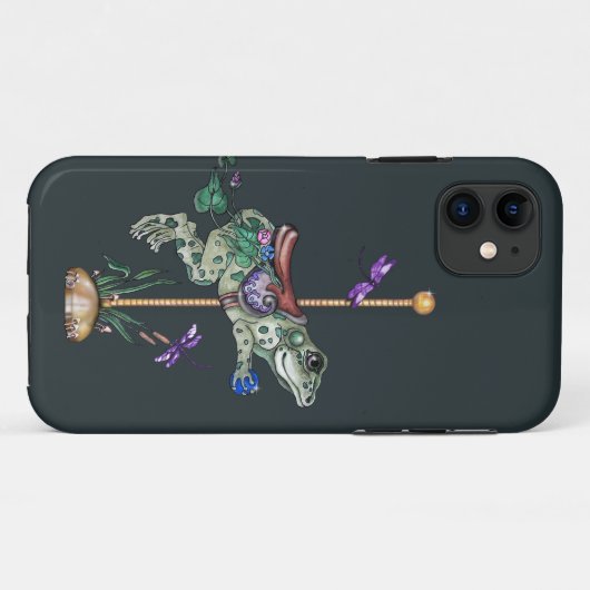 回転木馬カエル Case-Mate iPhoneケース (裏面(横))