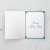 回転木馬カラフルホースサンキュー サンキューカード (内部)