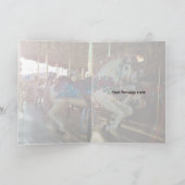 回転木馬カラフル馬/カーニバル乗り カード (内部)