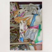 回転木馬カラフル馬 ジグソーパズル (縦)