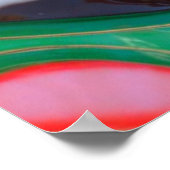 回転木馬カラフル馬 ポスター (角)