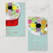 回転木馬ガムボール機 名刺 (正面/裏面)