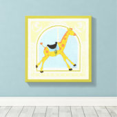 回転木馬キリンbyジューンエリカヴェス キャンバスプリント (インサイチュ (ウッドフロア))