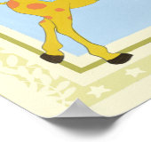 回転木馬キリンbyジューンエリカヴェス ポスター (角)