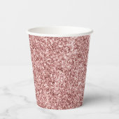 回転木馬グリッターパーソナライズされた第2誕生日 紙コップ (裏面)