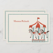 回転木馬サンクユノテカード ノートカード (正面/裏面)