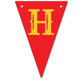 回転木馬サーカスカーニバルハッピーバースデーバナー バンティングフラッグ (第2の旗)