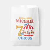 回転木馬サーカスカーニバル誕生日パーティーフェイスバッグ フェイバーバッグ (正面)