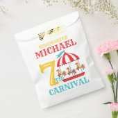 回転木馬サーカスカーニバル誕生日パーティーフェイスバッグ フェイバーバッグ (封をした状態)