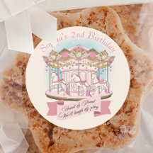 回転木馬サーカスカーニバル誕生日パーティー