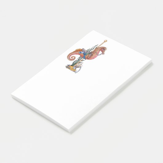 回転木馬シーホース ポストイット (アングル)