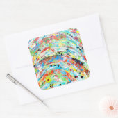 回転木馬シール スクエアシール (封筒)