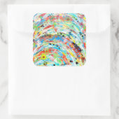 回転木馬シール スクエアシール (バッグ)