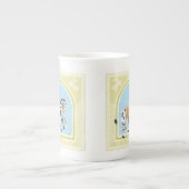 回転木馬ゼブラバイジューンエリカヴェス ボーンチャイナマグカップ (正面)