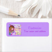 回転木馬ドリームカスタマイズ可能な住所 シール (インサイチュ)