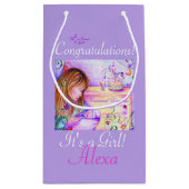 回転木馬ドリームカスタマイズ可能な小型抱き枕 スモールペーパーバッグ (裏面)