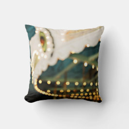 回転木馬ドリームスレトロ《写真》ぼけ味フォト装飾用クッション クッション